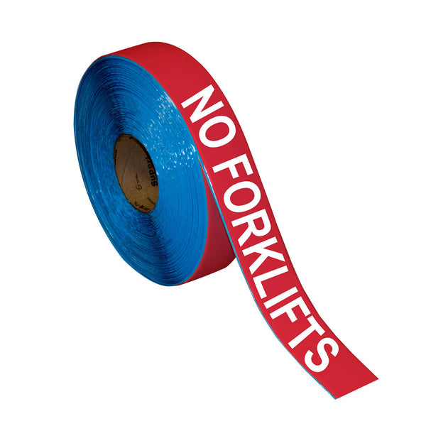 Superior Mark® Floor Tape, 2'' x 100', NO FORKLIFTS