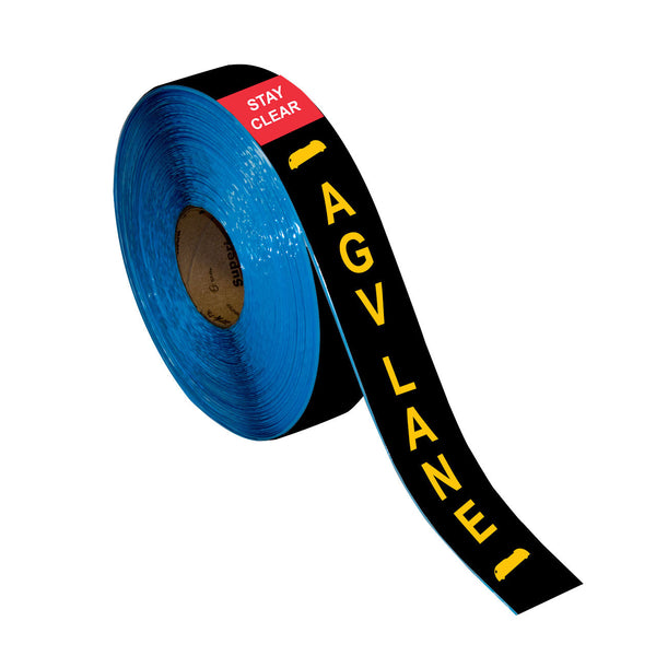 Superior Mark® Floor Tape, 2'' x 100', AGV tape