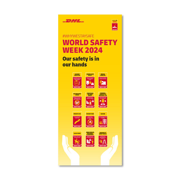 World Safety Week 2024 Roll Up Banner