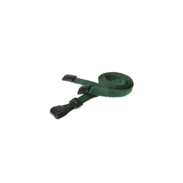Lanyard with Safety Breakaway and Plastic Hook (Per Pack of 10) Dark Green