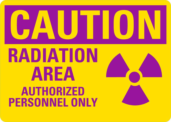 CAUTION Radiation Area (Authorized Personnel Only)