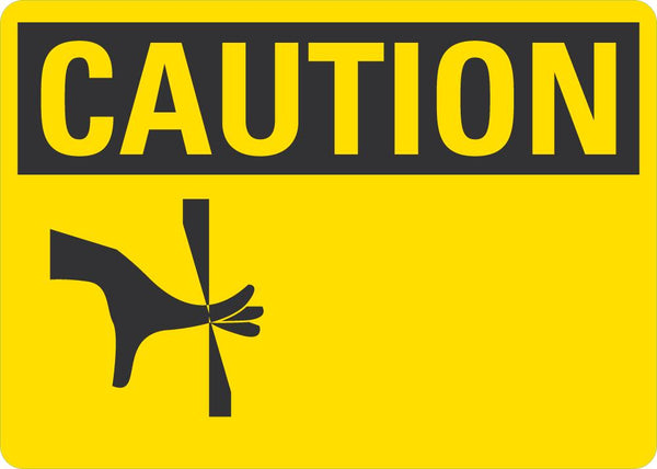 CAUTION Blank Sign