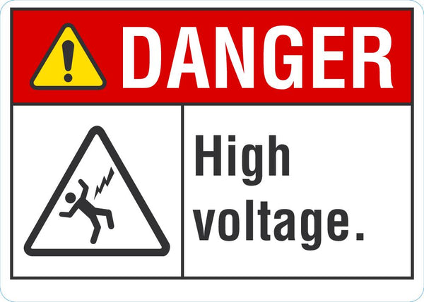 DANGER High Voltage Sign