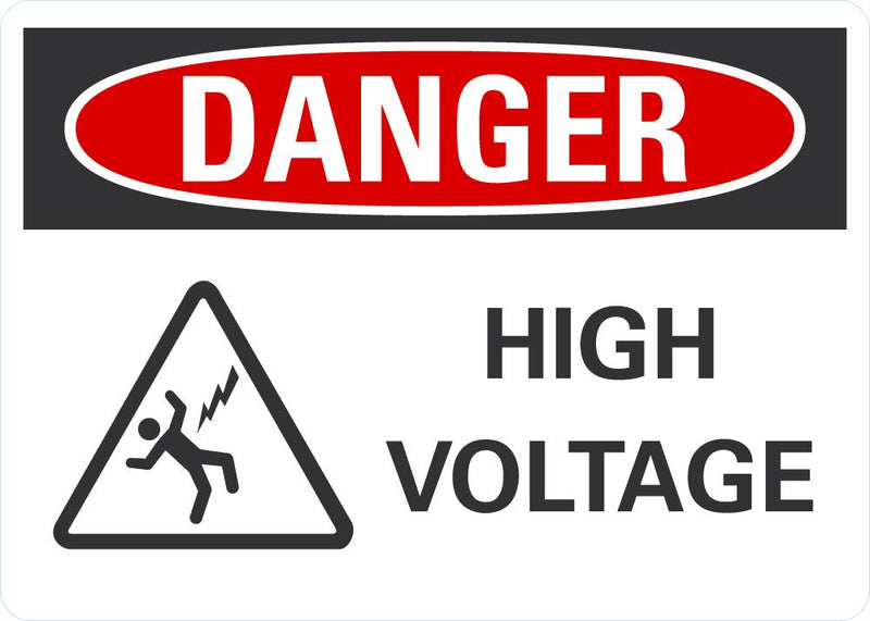 DANGER High Voltage Sign