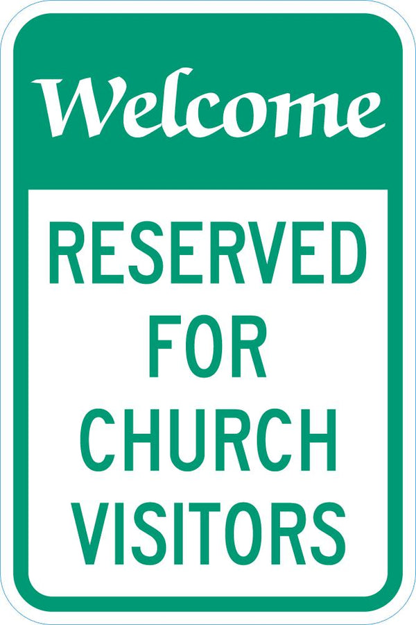 Church Parking Sign