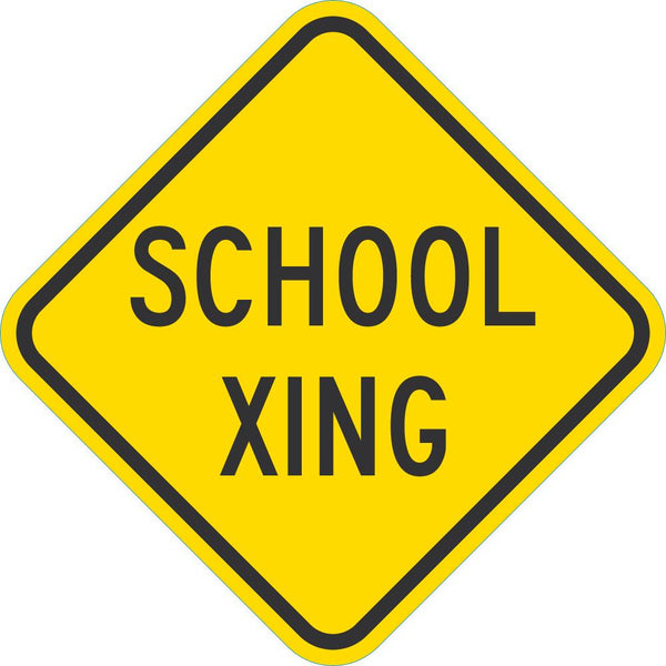 School Crossing Traffic Sign