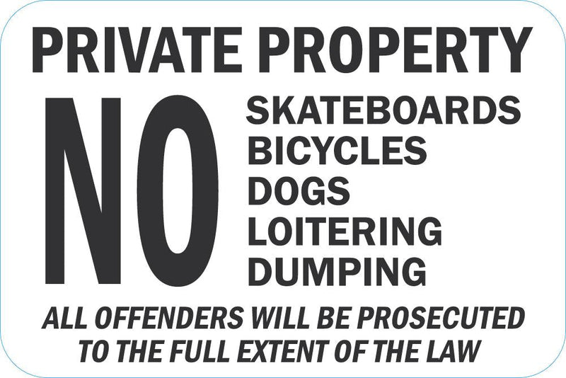 Private Property Sign