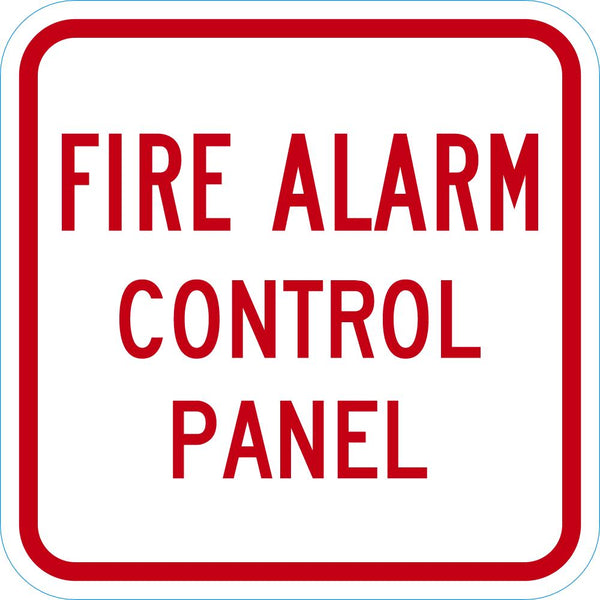 Fire Alarm Control Panel Sign