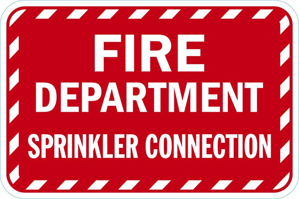 Fire Department Connection Sign