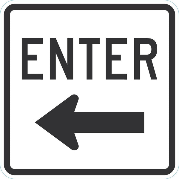 Enter Sign For Parking Lots