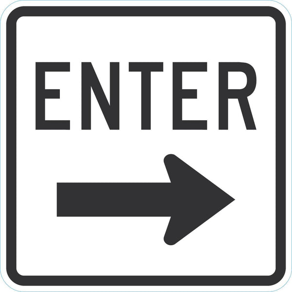 Enter Sign For Parking Lots