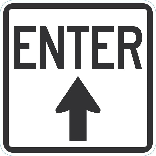 Enter Sign For Parking Lots