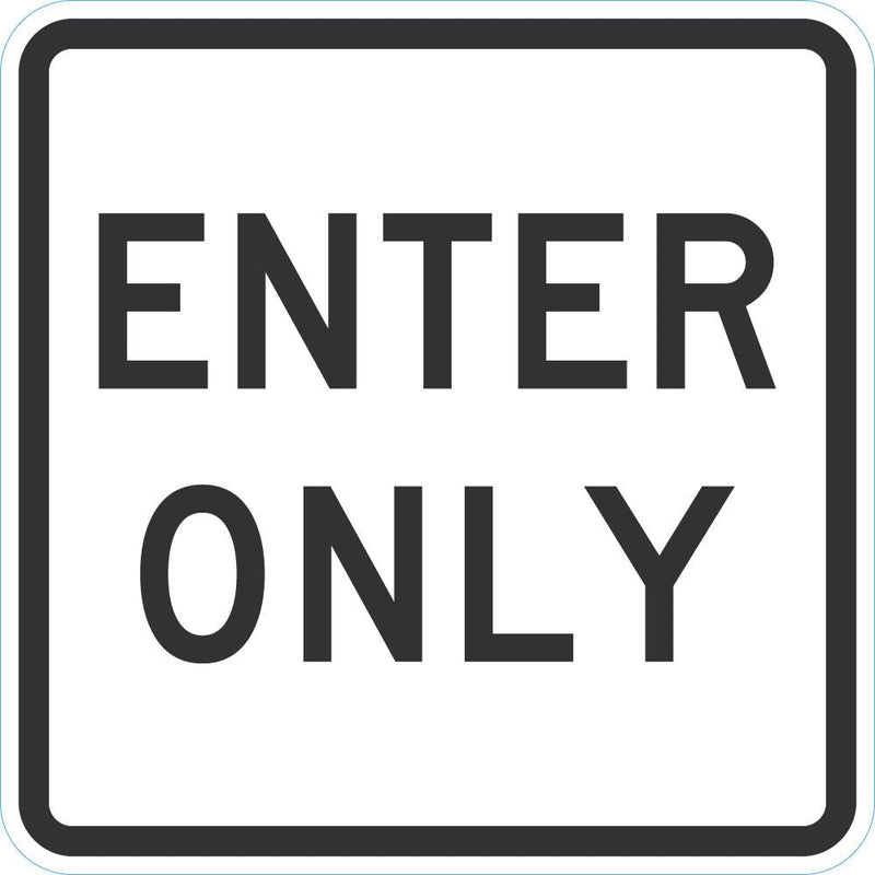 Enter Sign For Parking Lots