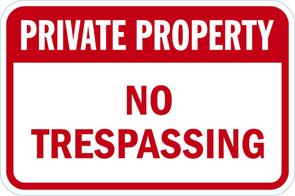 No Trespassing Sign