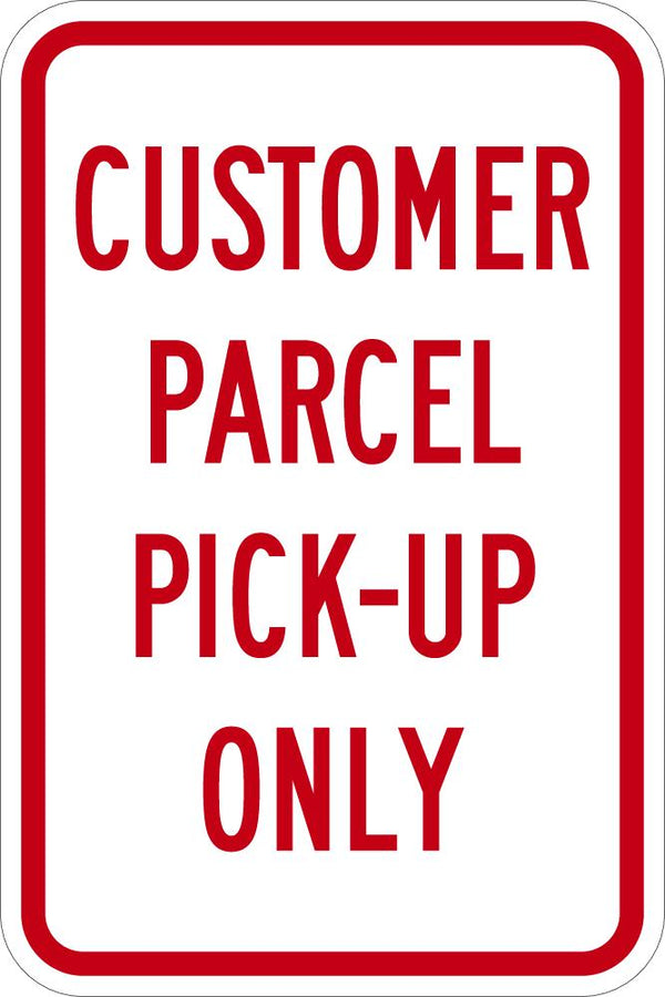 Pickup & Dropoff Only No Parking Sign