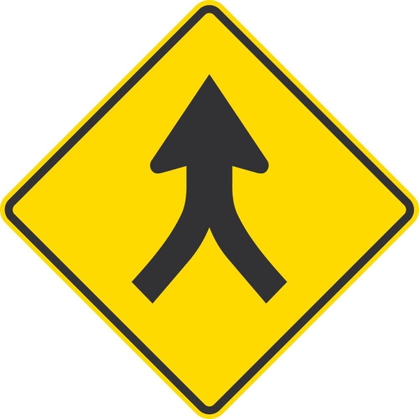 Merge Traffic Sign