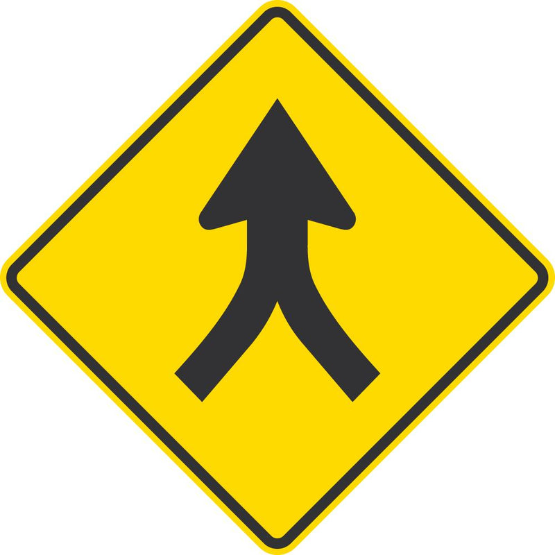 Merge Traffic Sign